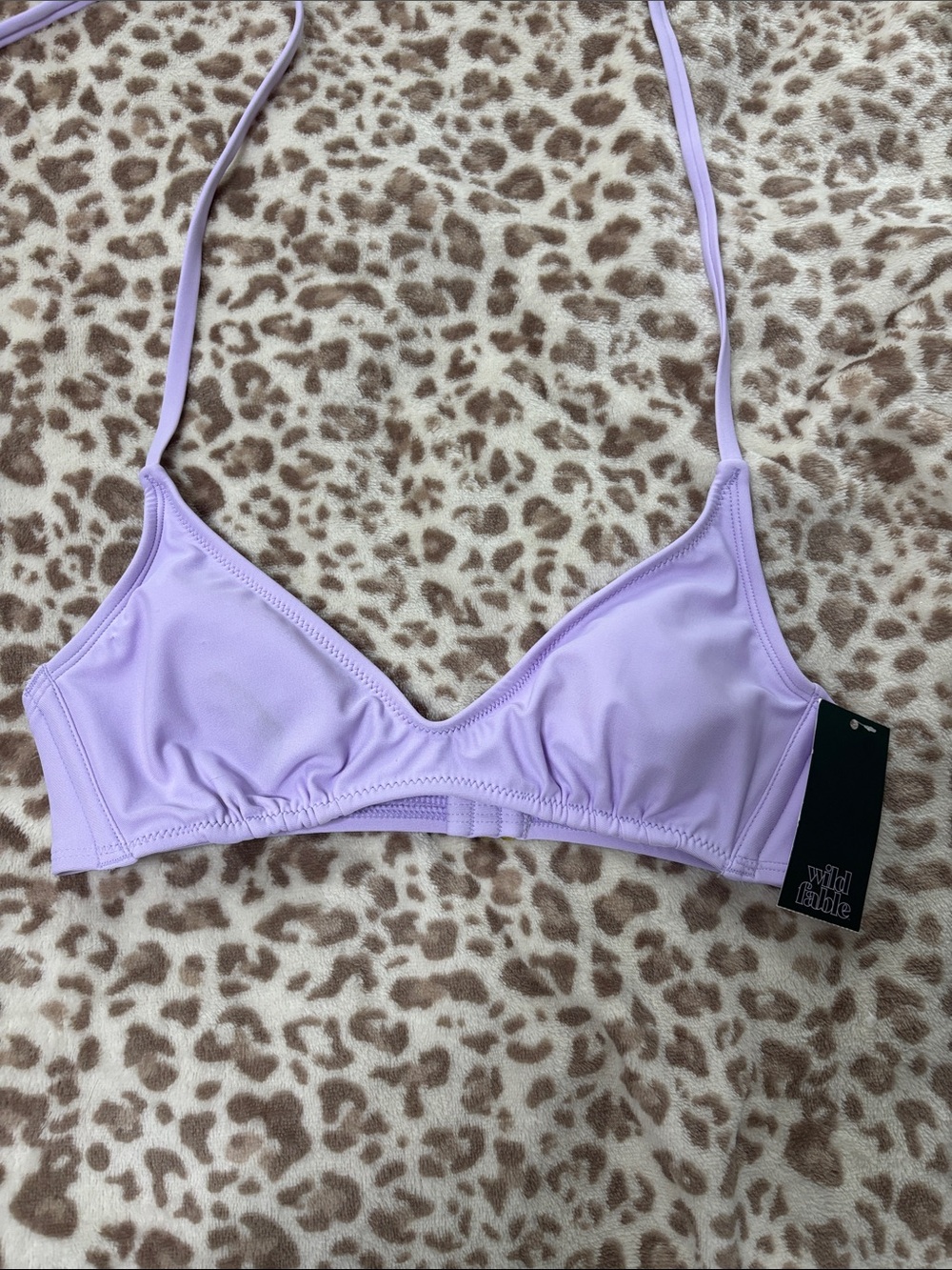 wild fable Light Purple Triangle Swim💜